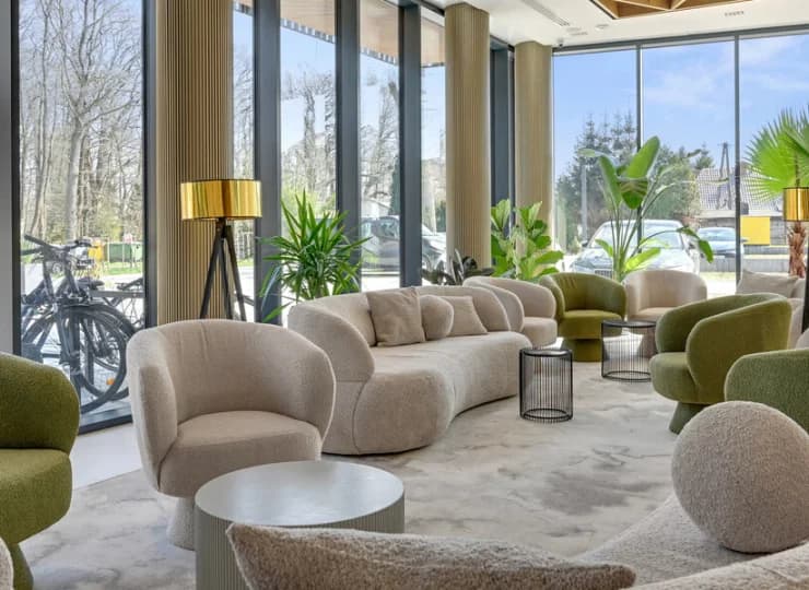 Wnętrza Grano Aparthotel urządzono ze smakiem