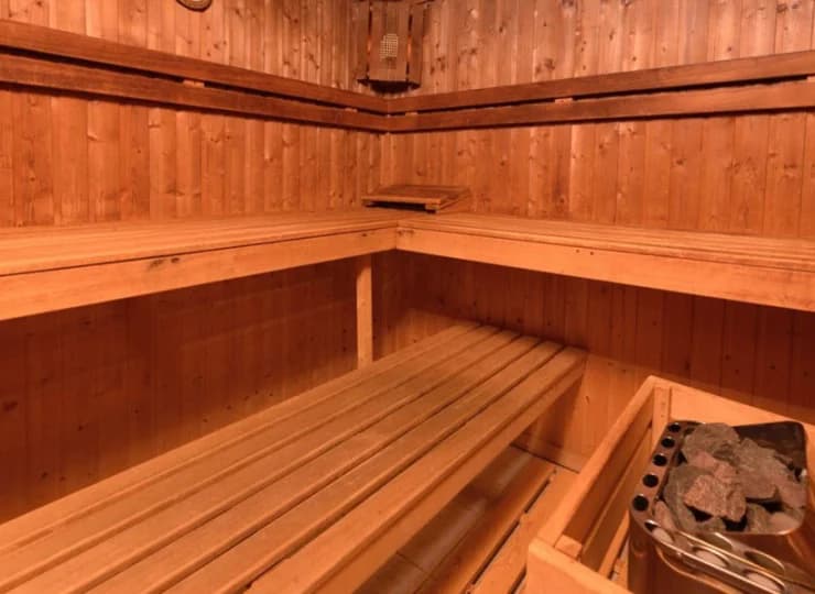 Jest tu też sauna fińska
