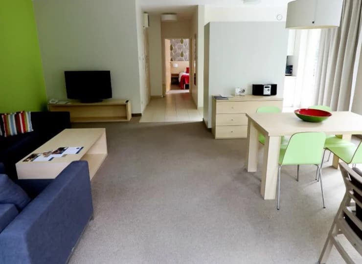 Do dyspozycji gości oddane zostały komfortowe apartamenty