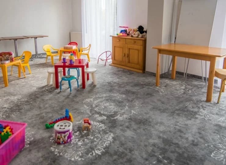 Dla dzieci przygotowano salę zabaw