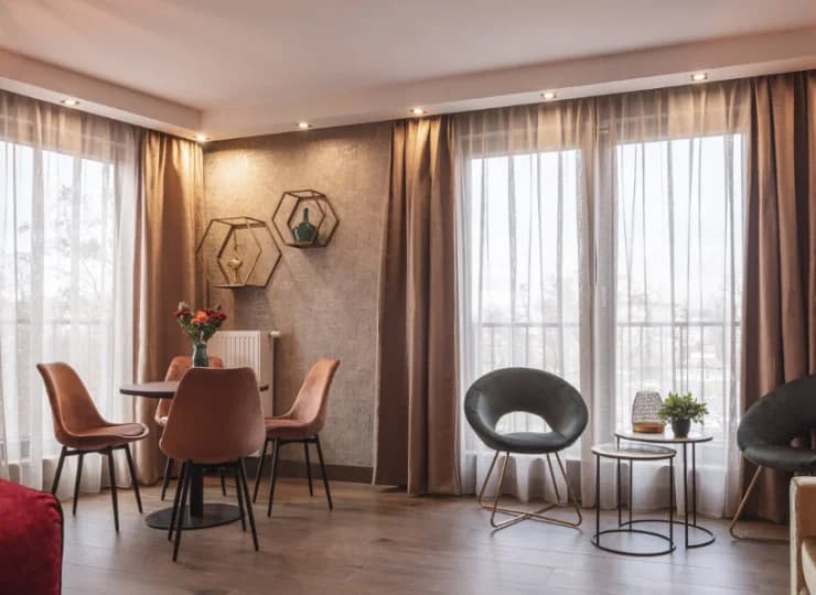 Hotel zachwyca Gości urokliwym wystrojem i luksusowymi wnętrzami