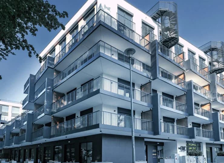Każdy apartament ma balkon