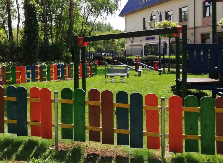 Dla dzieci przygotowano plac zabaw i kącik w restauracji