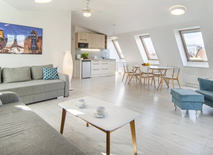 Apartament 6-os. premium z dwiema sypialniami to miejsce dla paczki znajomych