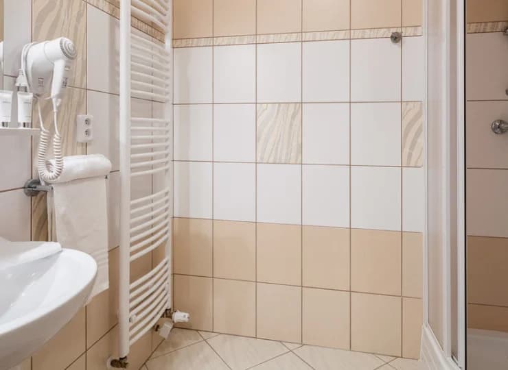 Każdy pokój posiada własną łazienkę