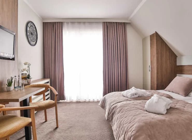 Wnętrza są eleganckie i przytulne
