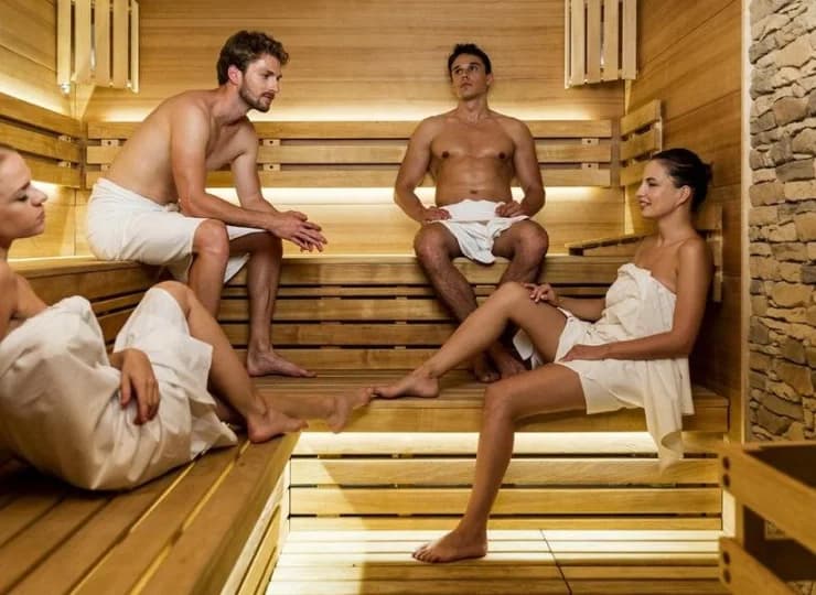 Jest sauna fińska, łaźnia parowa i saunarium