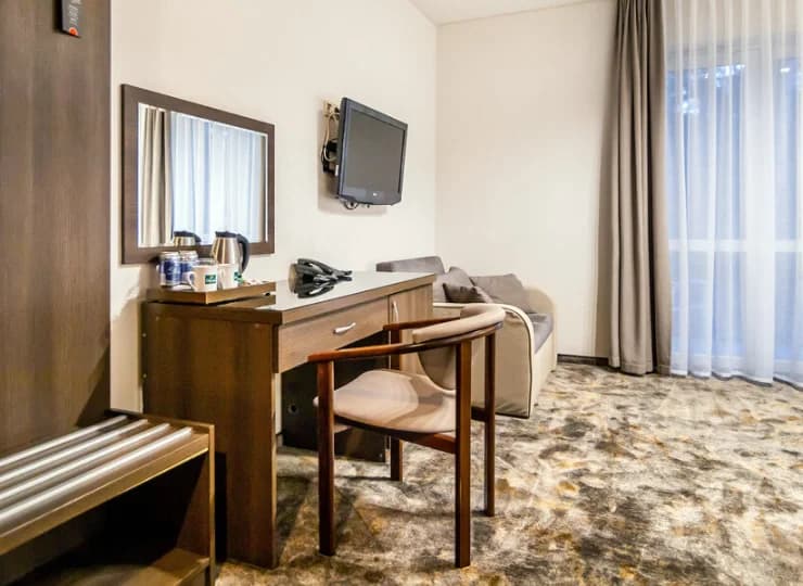 Niektóre pokoje mają balkon