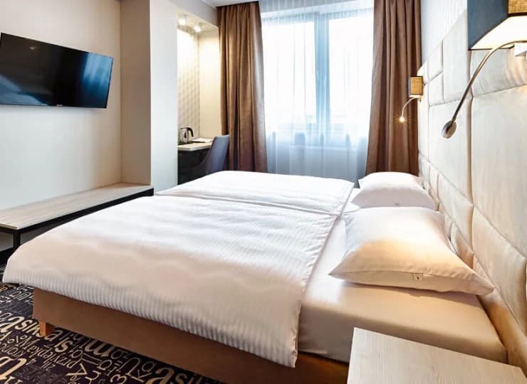 Pokoje superior w centrum Łodzi są przestronne i komfortowe