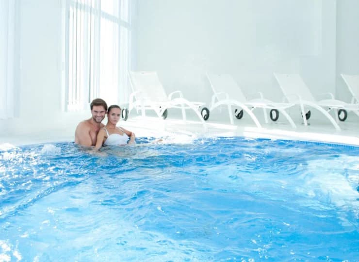 Goście hotelu mogą korzystać ze strefy wellness