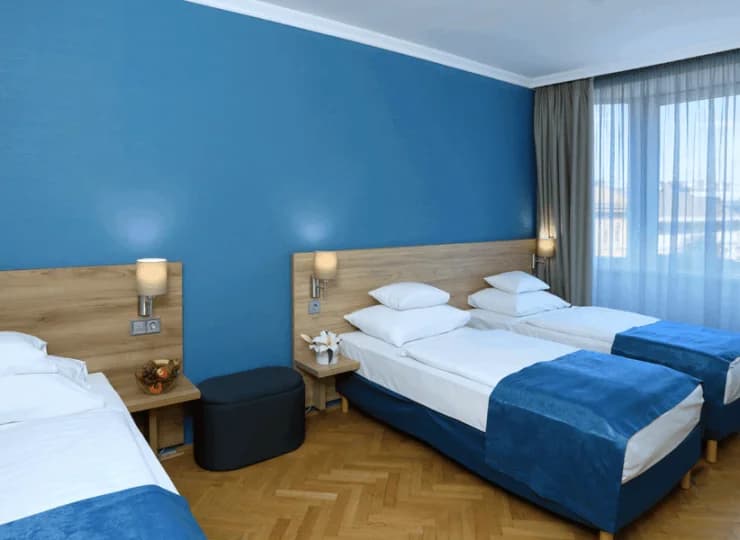 W pokoju comfort triple 3-os. są 3 łóżka pojedyncze