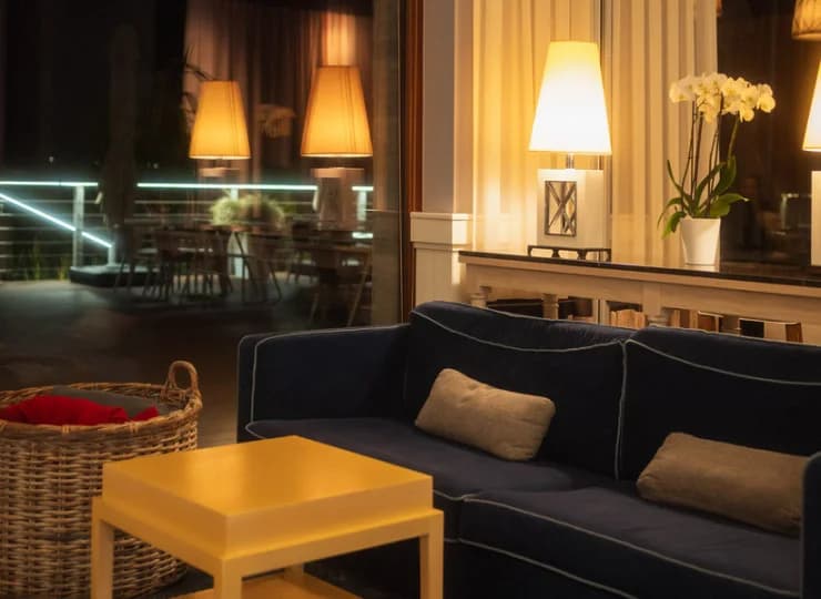 W eleganckich i przytulnych wnętrzach lobby można znakomicie się zrelaksować
