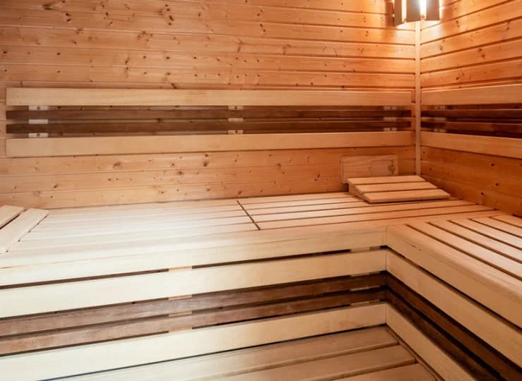 W strefie wellness dostępna jest także sauna