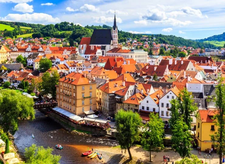 Czeski Krumlow to jedno z najładniejszych miasteczek Europy Środkowej