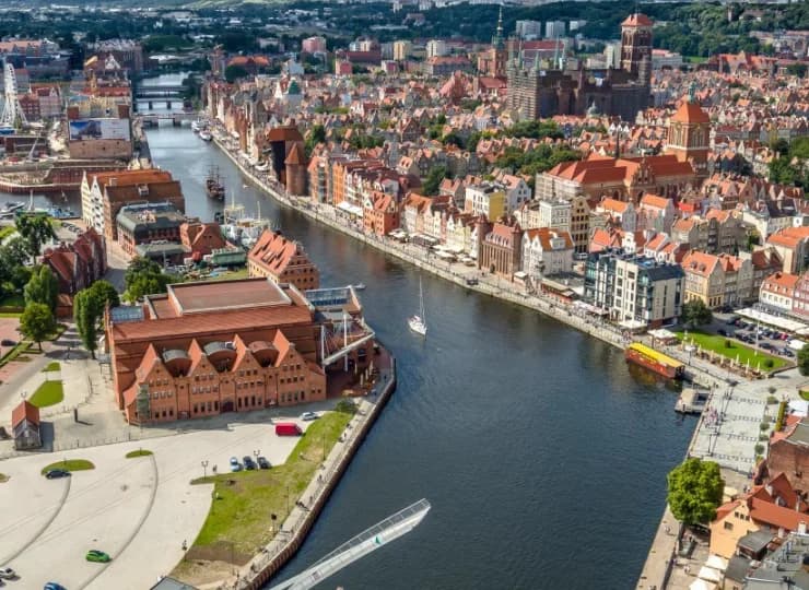 Hotel Bonum znajduje się 5 minut spacerem od gdańskiej starówki