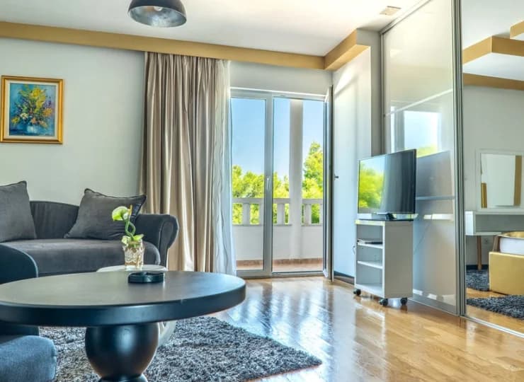 Apartamenty są nowoczesne i komfortowo urządzone