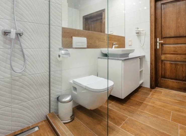 Każdy apartament dysponuje prywatną łazienką