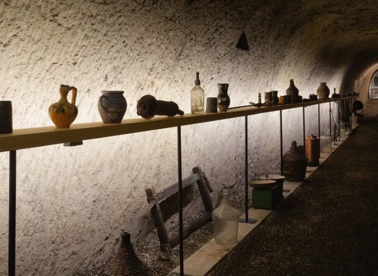 Piwnica z winem jest pełna ciekawych artefaktów