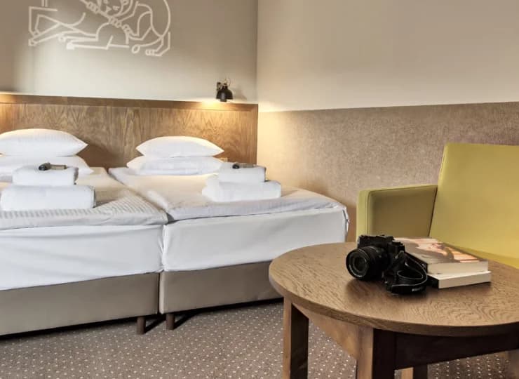 Aparthotel Daniel Griffin oferuje wygodne łączone łóżka