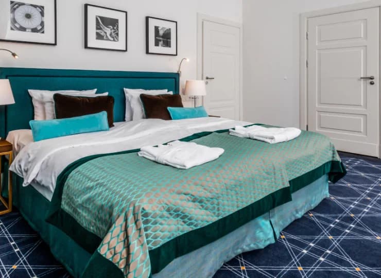 Każda sypialnia tego butikowego hotelu została zaaranżowana w inny sposób