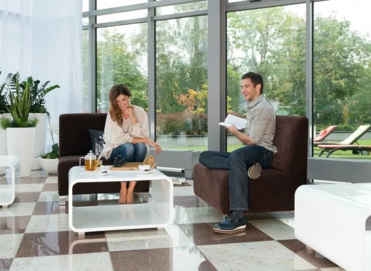 Wygodne lobby zachęca do chwili oddechu