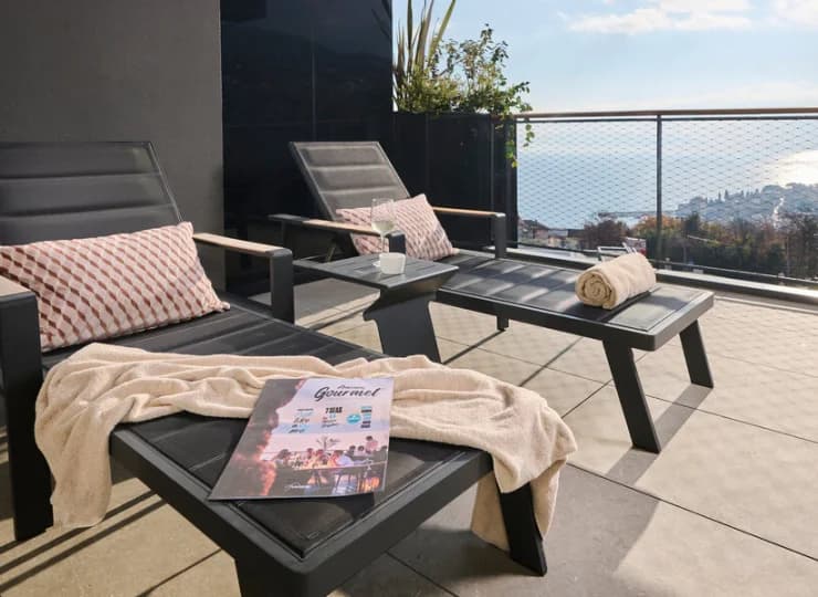 Taras w penthousie