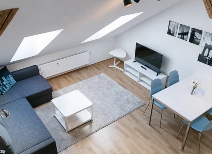 Apartamenty są przestronne i kompleksowo wyposażone