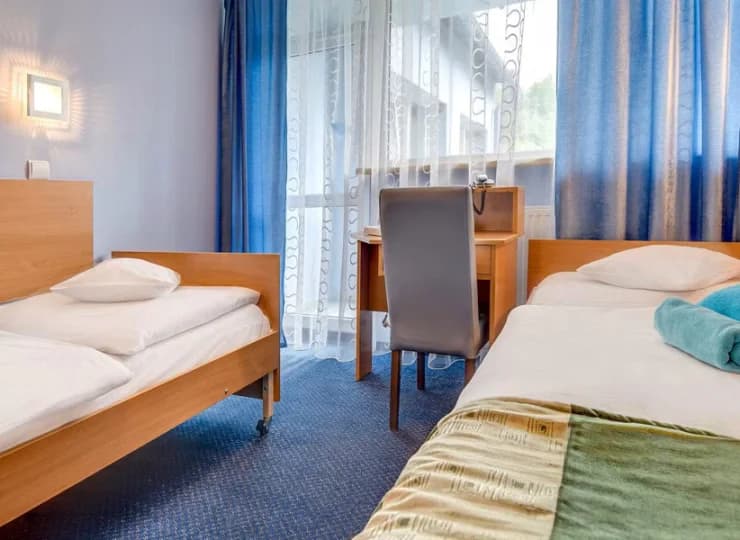 Na gości czekają pokoje w dwóch wersjach kolorystycznych