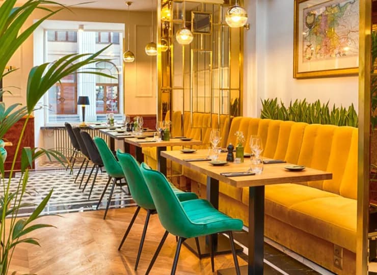 W hotelu znajduje się elegancka restauracja Gdańska 14