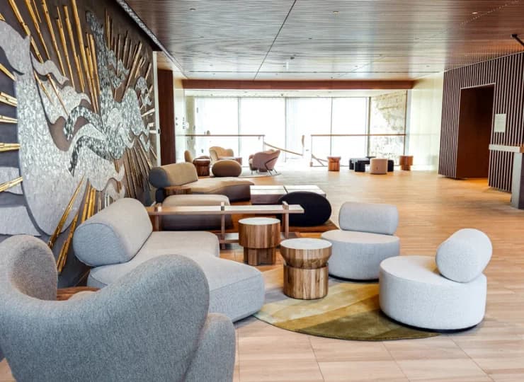 Wnętrza hotelu są nowoczesne i stylowe