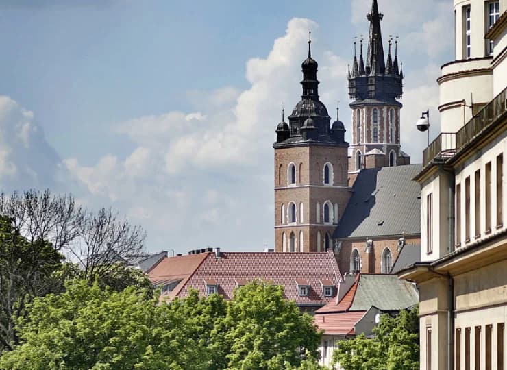 Hotel mieści się w połowie drogi między Rynkiem Głównym i Kazimierzem