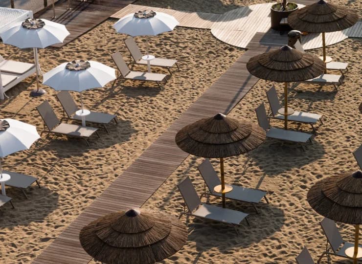 Leżaki plażowe są w cenie pobytu