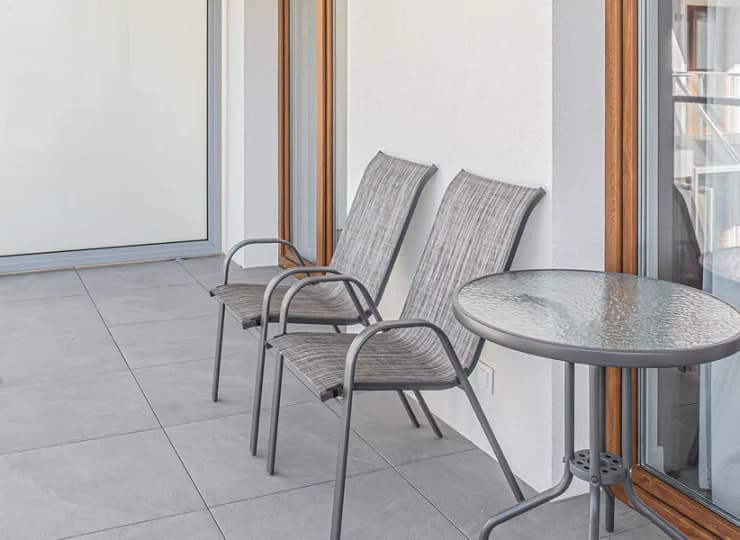 Każdy apartament ma także własny balkon