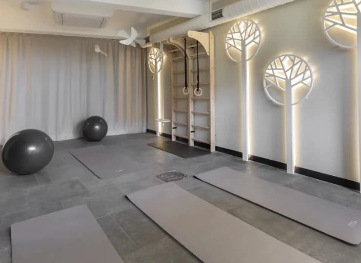 Sala może zamienić się również w salkę fitness