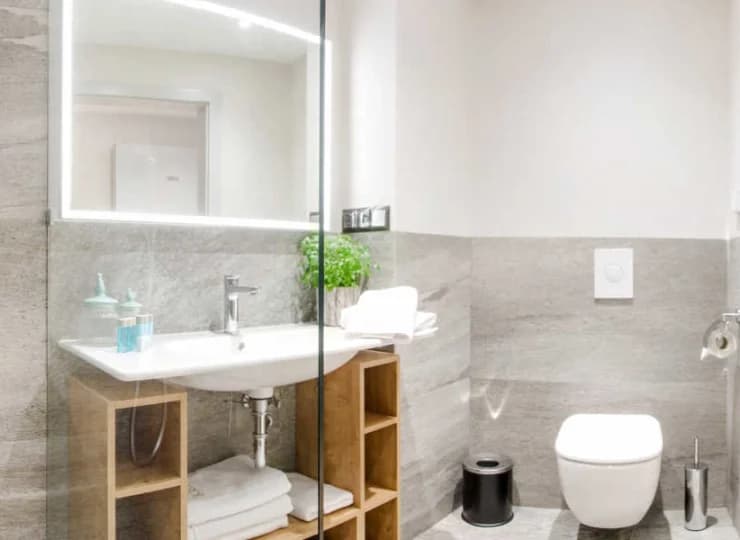 Każdy z apartamentów posiada również prywatną łazienkę