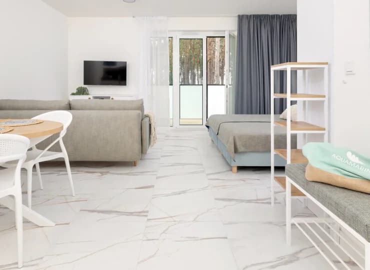 Dla gości przygotowano kilka typów świetnie wyposażonych apartamentów