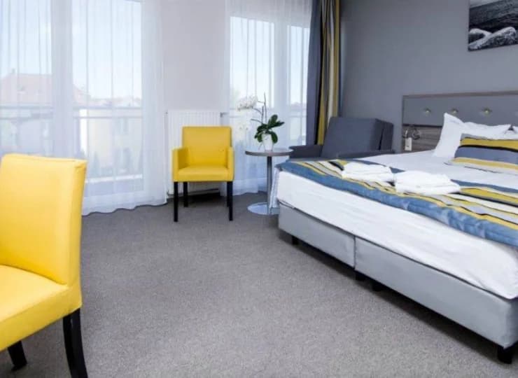 W wyposażeniu: TV, lodówka, czajnik, internet Wi-Fi oraz balkon