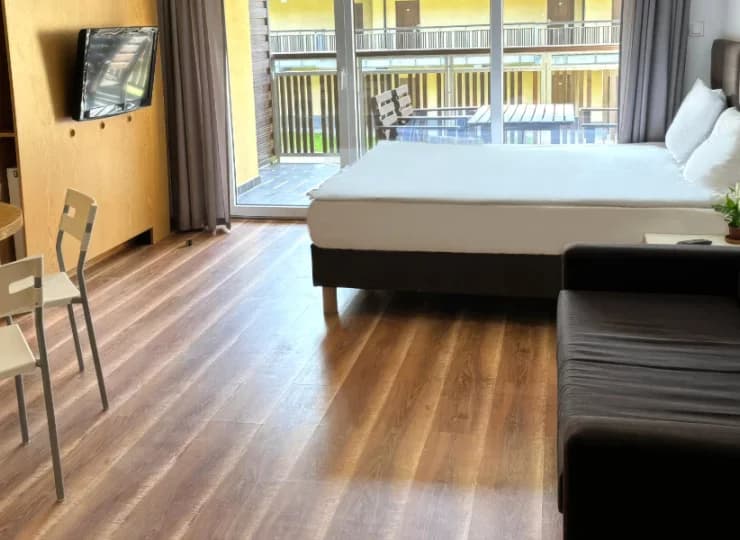 Każdy z apartamentów posiada także taras