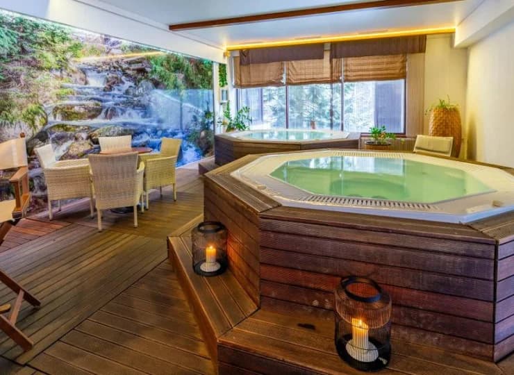 Wyjątkową atrakcją jest Jacuzzi bar