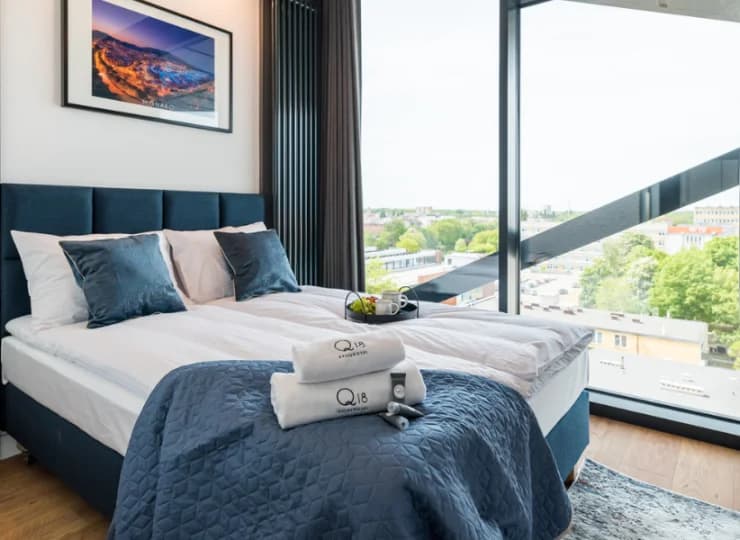 Apartamenty są przestronne i komfortowe