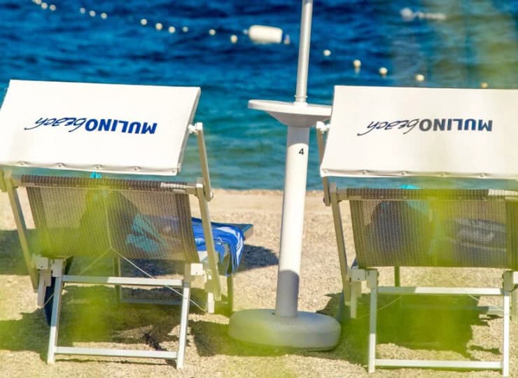 Plaża znajduje się tuż przy hotelu
