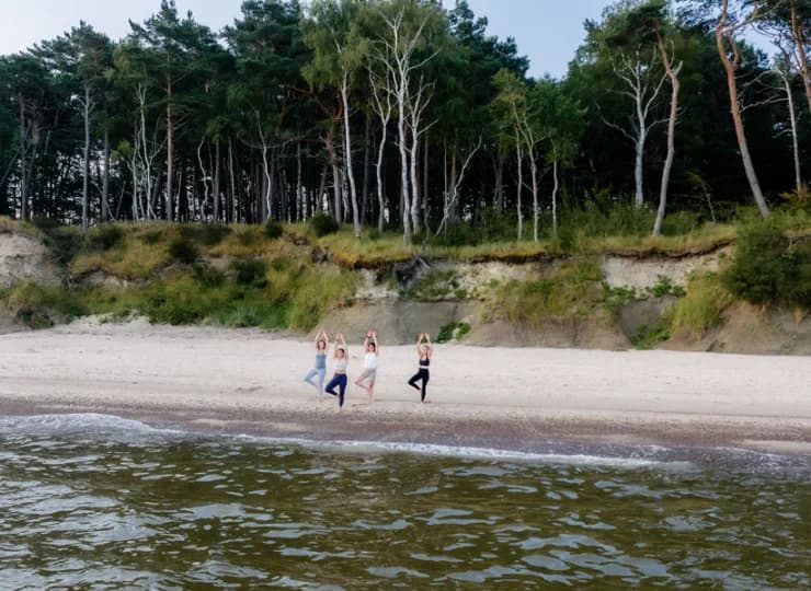 Tutejsza plaża nie jest zatłoczona