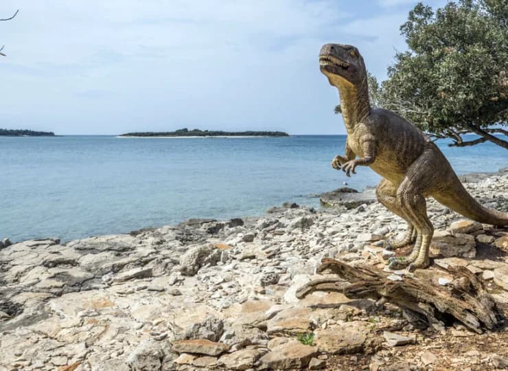 Na wyspie jest park safari oraz park dinozaurów
