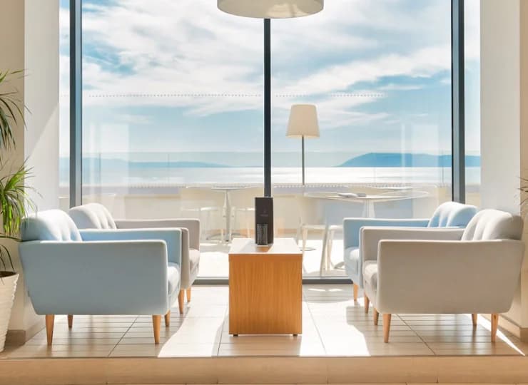 Z wielu miejsc hotelu rozpościerają się fantastyczne widoki