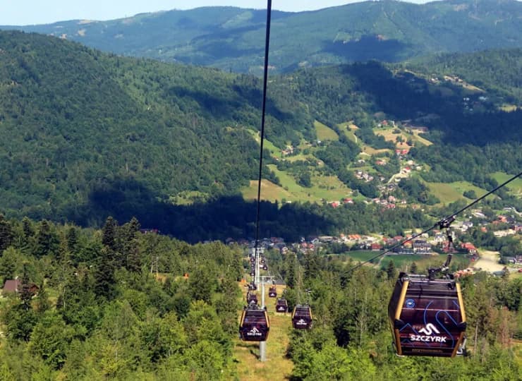 Kolejka gondolowa na Halę Skrzyczeńską to całoroczna atrakcja