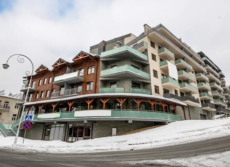Sun & Snow Zielony Zdrój to kompleks nowoczesnych apartamentów w Krynicy