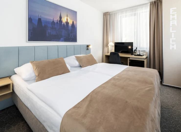 Hotel Ehrlich zaprasza do wygodnych pokoi na Žižkovie