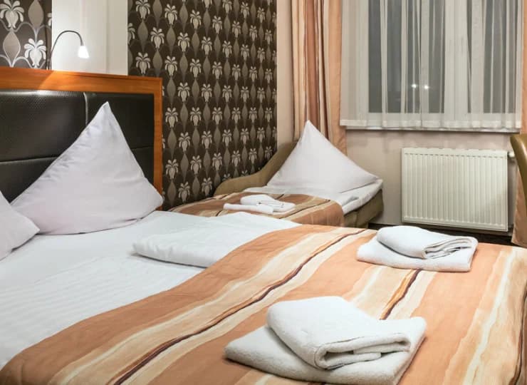 Są także pokoje 2+1 z możliwością dostawki