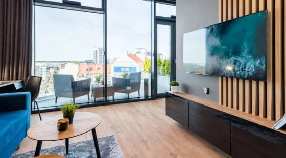 Apartament 2+2 z tarasem