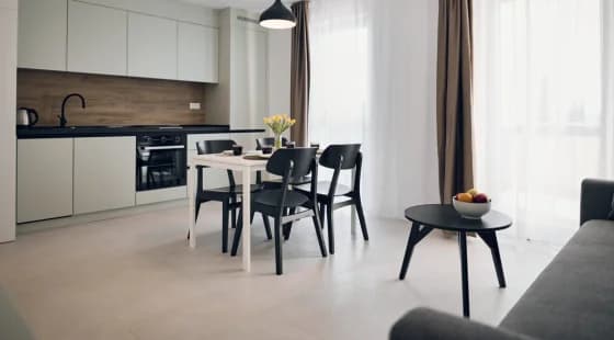 Apartament 2+2 z 1 sypialnią